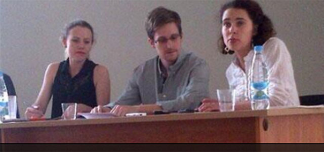 Snowden, hoy en su primera imgen desde el pasado 23 de junio.