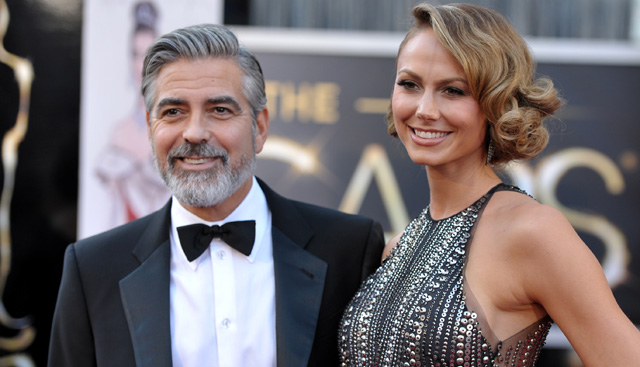George Clooney y su ex pareja, Stacy Keibler, en la pasada gala de los scar | Gtres