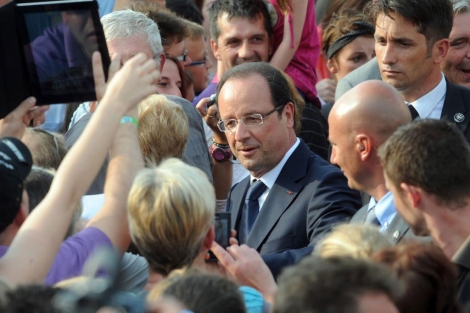 Franois Hollande durante las celebraciones del 14 de Julio. | Afp