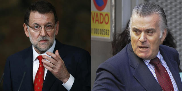 Mariano Rajoy y Luis Brcenas