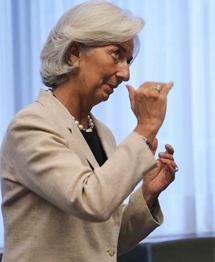 Christine Lagarde, directora del FMI. | Efe