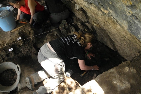 Excavaciones arqueolgicas practicadas en la zona de los hallazgos. | ELMUNDO.es