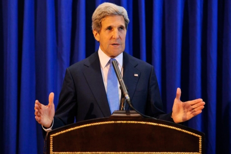 El secretario de Estado de los EEUU, John Kerry, en Ammn. | Reuters