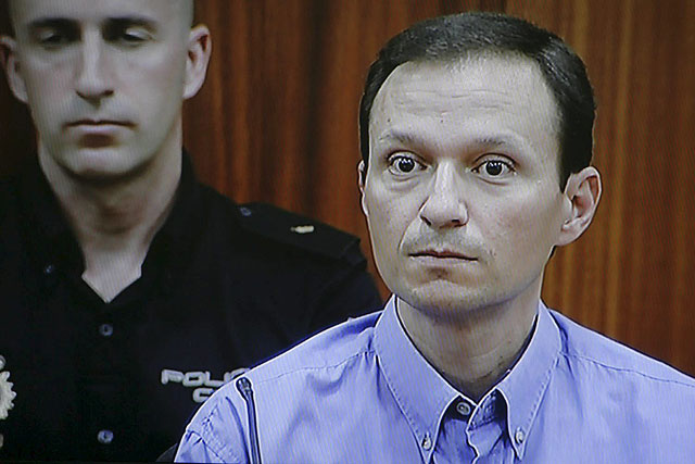 La mirada perdida de Jos Bretn durante el juicio. | Madero Cubero
