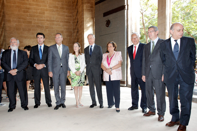 Los ministros que fueron el jueves a Valencia al primer acto de Marca Espaa en el interior. | Efe