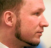 Breivik, durante su juicio. | Afp