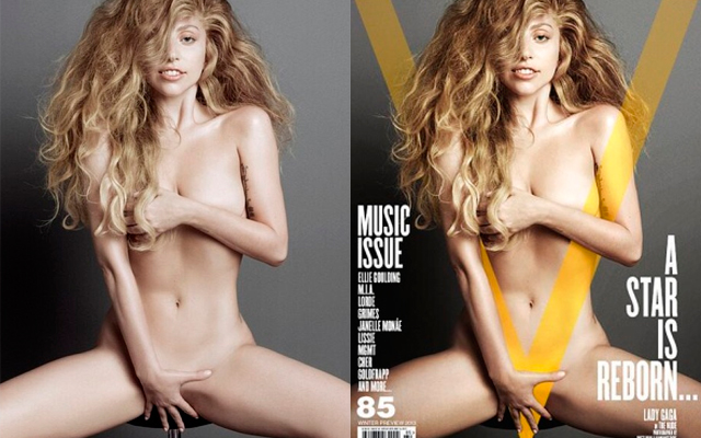 Lady Gaga posa denuda para la revista de tendencias 'V Magazine'. | Instagram | 'V Magazine'