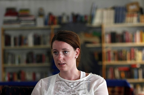 La joven noruega Marte Deborah Dalelv, en Dubai. | Reuters