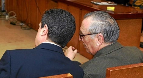 Matas y Alemany durante el juicio en 2012