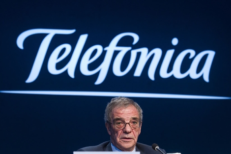 Csar Alierta, presidente de Telefnica