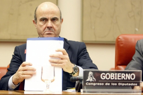 El ministro de Economa y Competitividad, Luis de Guindos. | Carlos Barajas