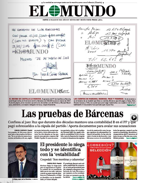 Caso Bárcenas: Las exclusivas que forzaron la comparecencia de | elmundo.es