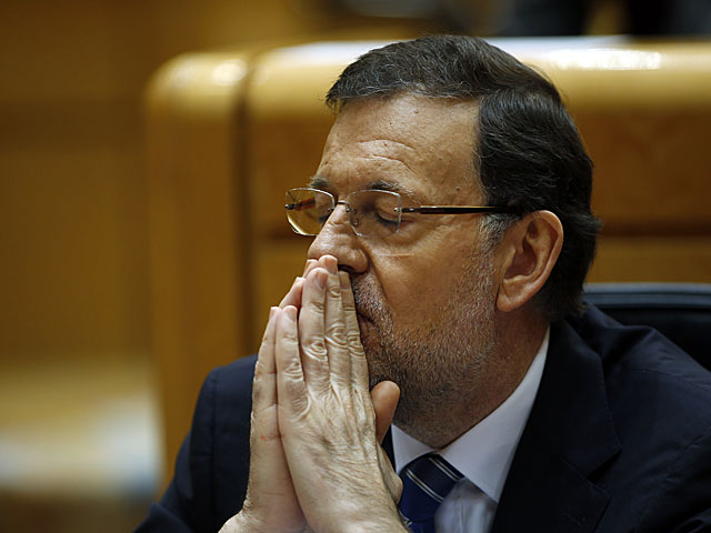 El presidente del Gobierno, Mariano Rajoy, ayer en la comparecencia. | Susana Vera / Reuters