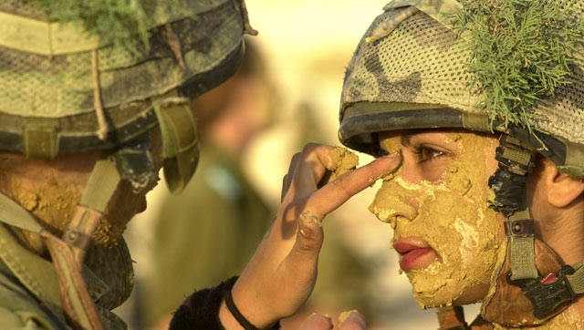 Dos mujeres del Ejército israelí.