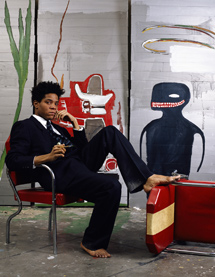 Basquiat, en una imagen de 1985.