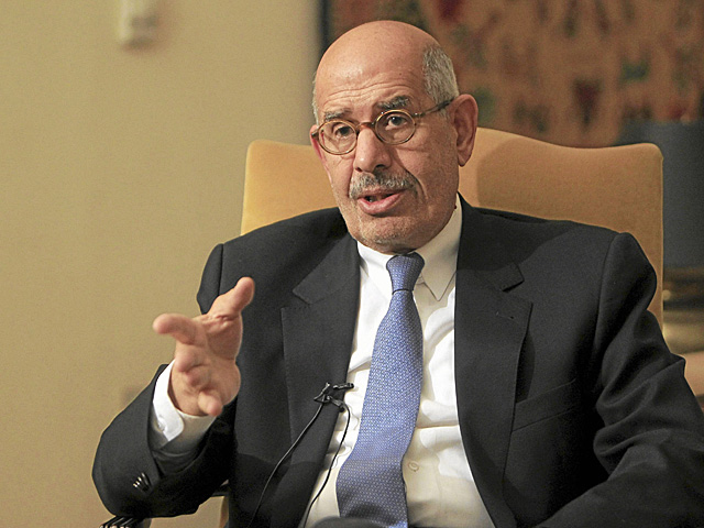 Mohamed El Baradei, en una entrevista en su casa de El Cairo. | Reuters