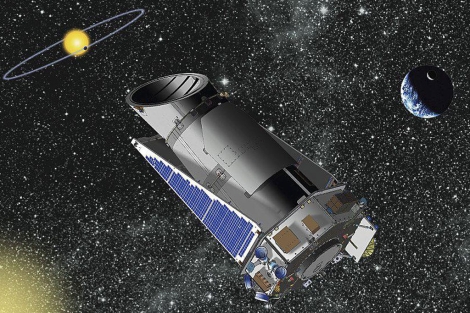 Recreación artística del telescopio 'Kepler'.| NASA