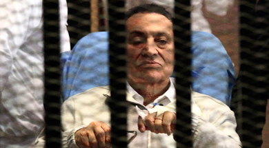 El ex presidente Mubarak en prisin el pasado abril. | Reuters
