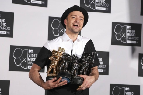 Justin Timberlake ha sido el triunfador de la noche. | Reuters | Más fotos