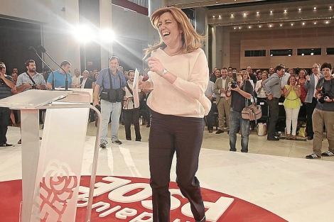 Susana Daz en el comit director donde Grin nunci su marcha. | Conchitina