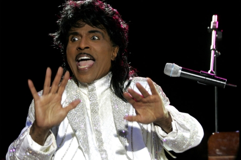 El cantante Little Richard, durante un concierto en Espaa. | Eloy Alonso
