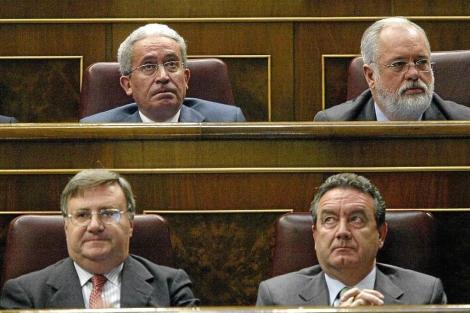 Juan Carlos Aparicio, arriba a la izquierda. | Juan Lzaro
