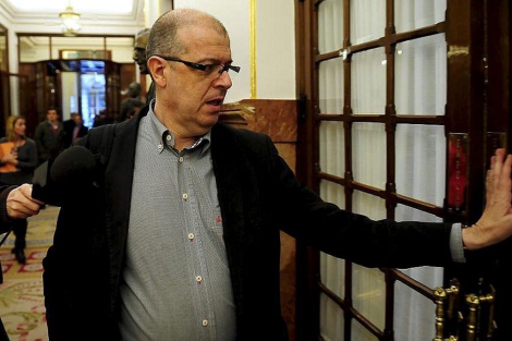 Zaragoza elude a la prensa en el Congreso el pasado mes de agosto. | Bernardo Daz