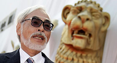 Hayao Miyazaki, en la Mostra de Venecia. | Reuters
