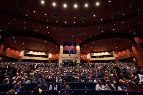 El plenario del Congreso Planeta Vivo en Edimburgo. | ESA