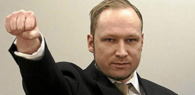 Anders Breivik, durante su juicio. | Reuters