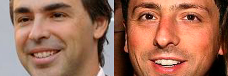 Larry Page y Sergey Brin, fundadores de Google.