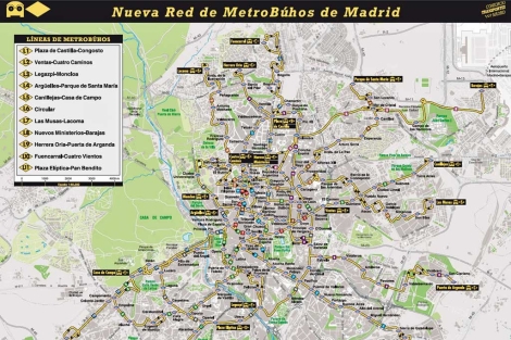 Mapa del Metrobho