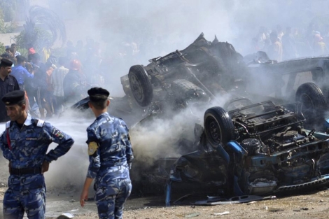 Uno de los atentados en Nasiriyah. | Reuters