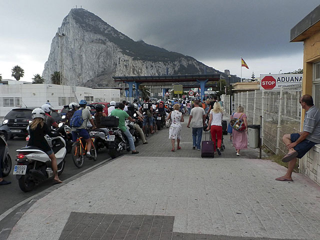 Colas en la frontera de Gibraltar. | Francisco Ledesma