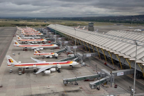 Aviones Iberia en el aeropuerto de Barajas | Alberto Cuellar