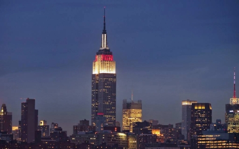 Imagen nocturna del Empire State Building, | Reuters