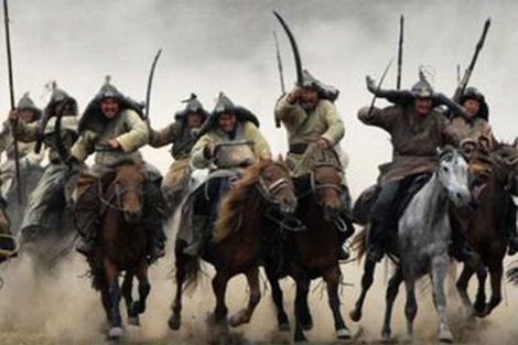 Recreacin artstica de una invasin de mongoles. | EM