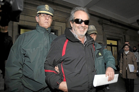 El ex sindicalista Juan Lanzas saliendo de los juzgados. | Jess Morn
