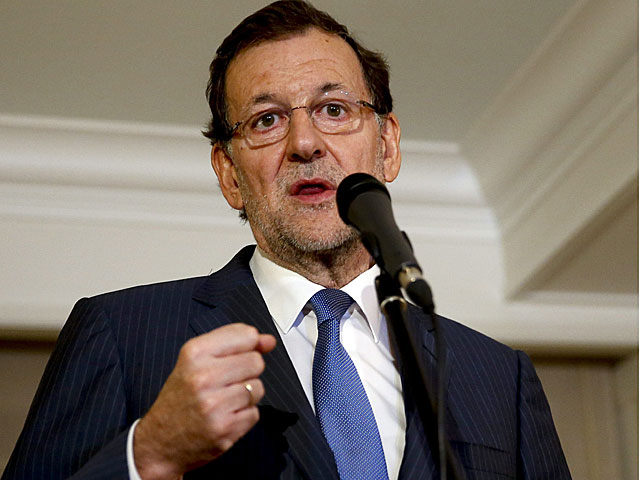 Mariano Rajoy a su llegada hoy a Nueva York para asistir mañana a la 68 Asamblea General de la ONU. | Juanjo Martín / Efe
