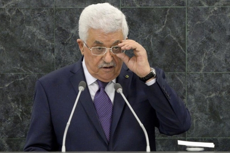 Abu Mazen, durante su discurso.| Reuters