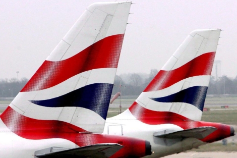 Aviones de British Airways en Londres. | Reuters