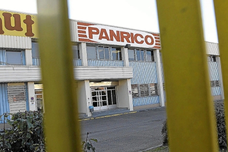 Foto: Fachada de la fábrica de Panrico en Valladolid