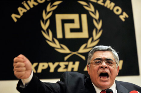 El líder del partido neonazi 'Amanecer Dorado'. | Afp
