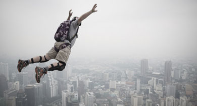 Salto desde los 300 metros del Open Deck ( Malasia) | Afp