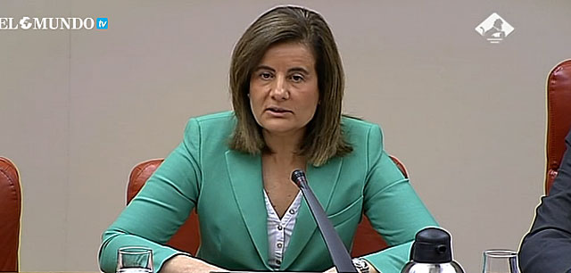 La ministra Ftima Bez en su comparecencia en el Congreso. | EM