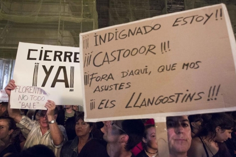 Manifestacin en Vinaroz por la plataforma Castor. | Carlos Garca