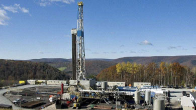 Pozo de extraccin de gas mediante 'fracking' en EEUU. | Susan Brantley