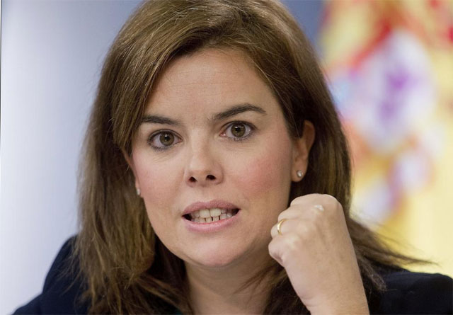 La vicepresidenta del Gobierno, Soraya Sáenz de Santamaría. | Gonzalo Arroyo