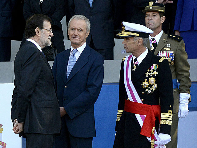 El ministro de Defensa, junto a Mariano Rajoy y el JEMAD Fernando Garca Snchez . | Bernardo Daz