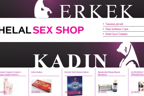 Captura de imagen del 'sex shop' online.